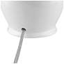 7_360 Lighting Jane 25" Modern Gourd White Ceramic Table Lamps Set of 2 more views