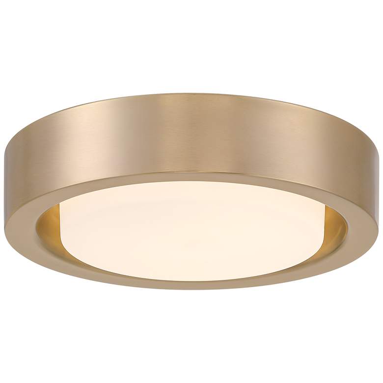 Image 3 360 Lighting Jayson 12 3/4" Wide Modern Satin Bronze LED Ceiling Light