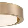 4_360 Lighting Jayson 12 3/4" Wide Modern Satin Bronze LED Ceiling Light more views