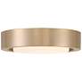 5_360 Lighting Jayson 12 3/4" Wide Modern Satin Bronze LED Ceiling Light more views