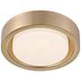 6_360 Lighting Jayson 12 3/4" Wide Modern Satin Bronze LED Ceiling Light more views