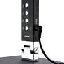 360 Lighting Jett Black LED Desk Lamps Set of 2 with USB and Night Light