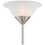 Thumbnail3 of 360 Lighting Jordan 71 1/2" Nickel 3-Light Tree Torchiere Floor Lamp more views