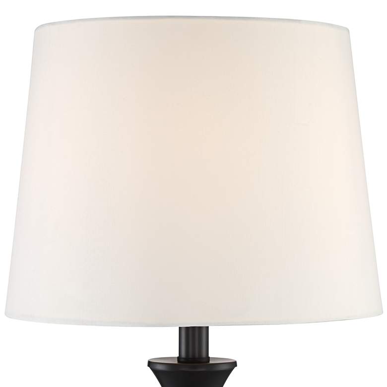 Image 3 360 Lighting Joyce 24" Black Metal Accent Table Lamps Set of 2 more views