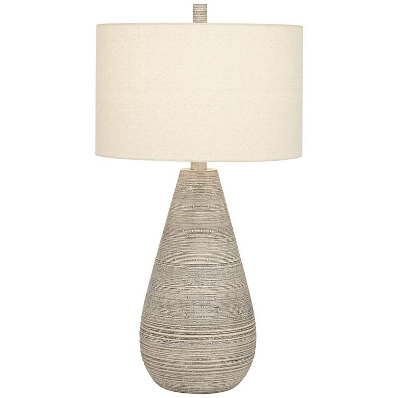 Image 3 360 Lighting Julio 30 inch High Natural Gray Modern Vase Table Lamp