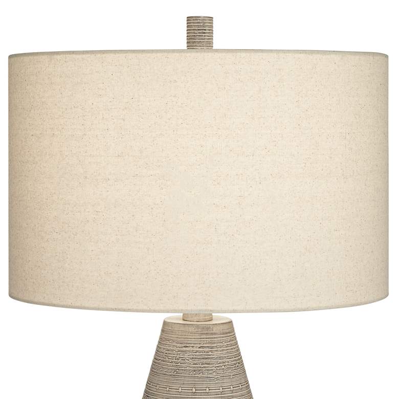 Image 5 360 Lighting Julio 30 inch High Natural Gray Modern Vase Table Lamp more views