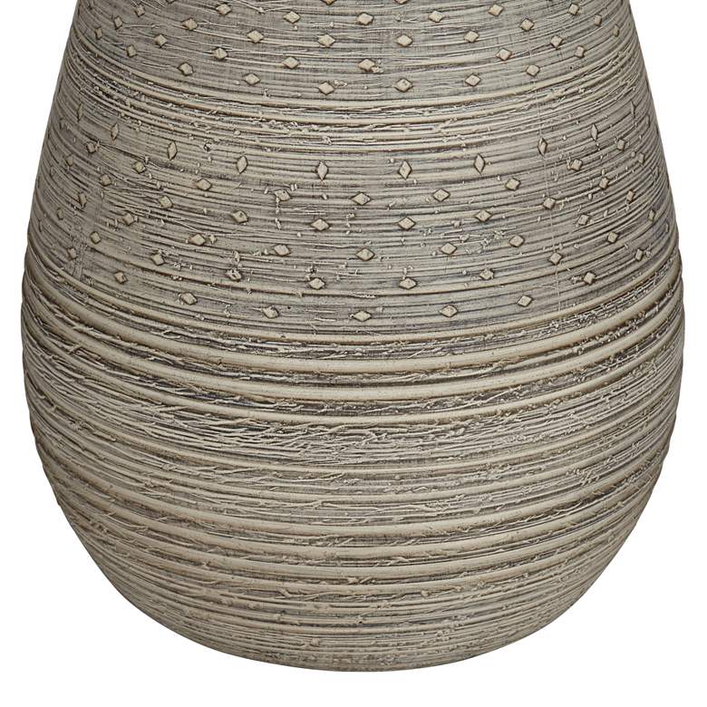 Image 7 360 Lighting Julio 30" High Natural Gray Modern Vase Table Lamp more views