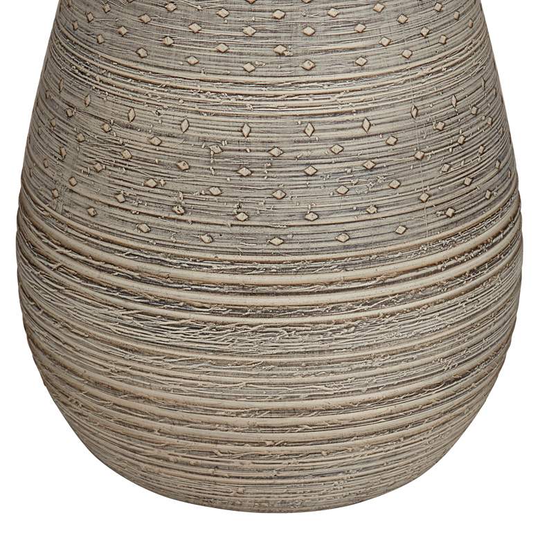 Image 6 360 Lighting Julio 30" Natural Gray Modern Vase Table Lamps Set of 2 more views