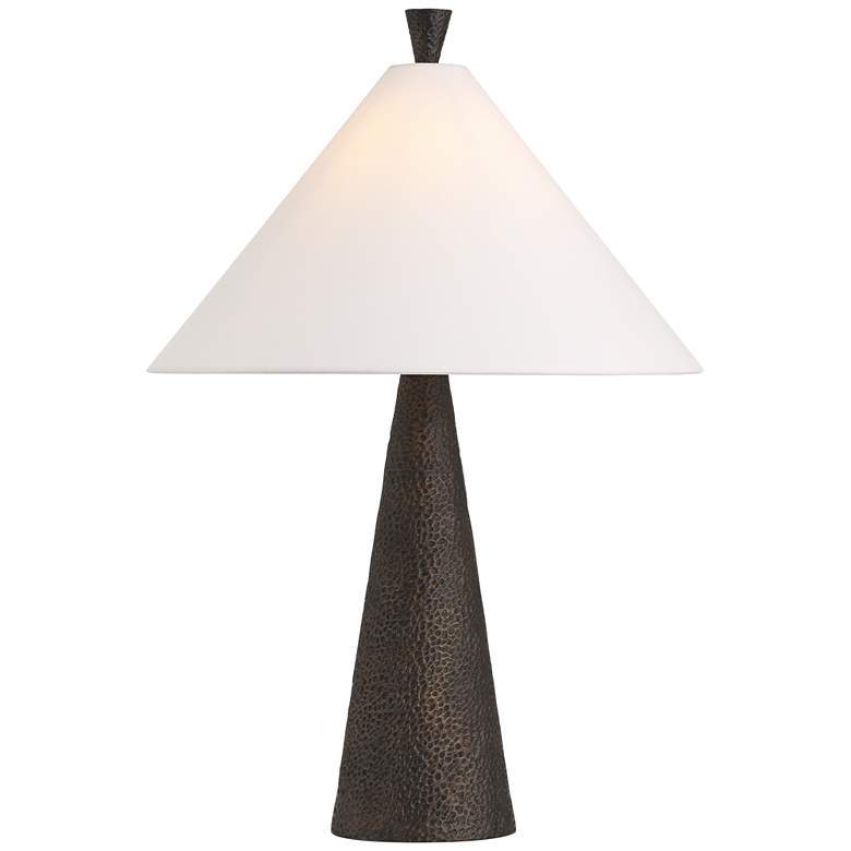 Image 2 360 Lighting June 27" High Modern Black Cone Table Lamp