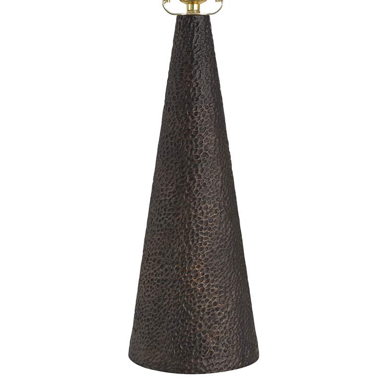 Image 6 360 Lighting June 27" High Modern Black Cone Table Lamp more views