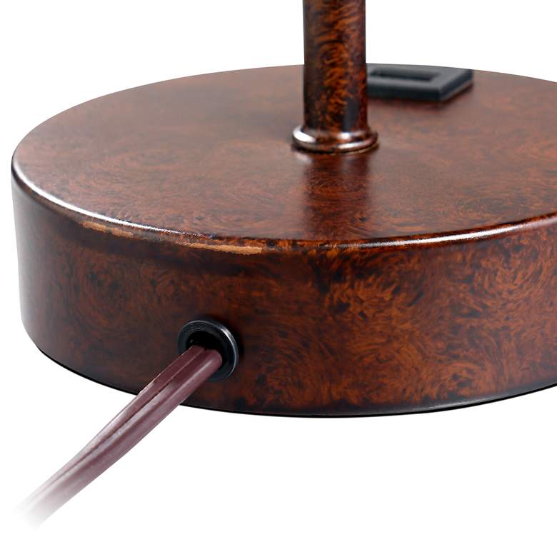 Image 6 360 Lighting Justin 18 1/4" High Bronze USB Table Lamps Set of 2 more views