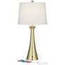4_360 Lighting Karl 27 1/2" Modern Gold USB Table Lamps Set of 2 more views