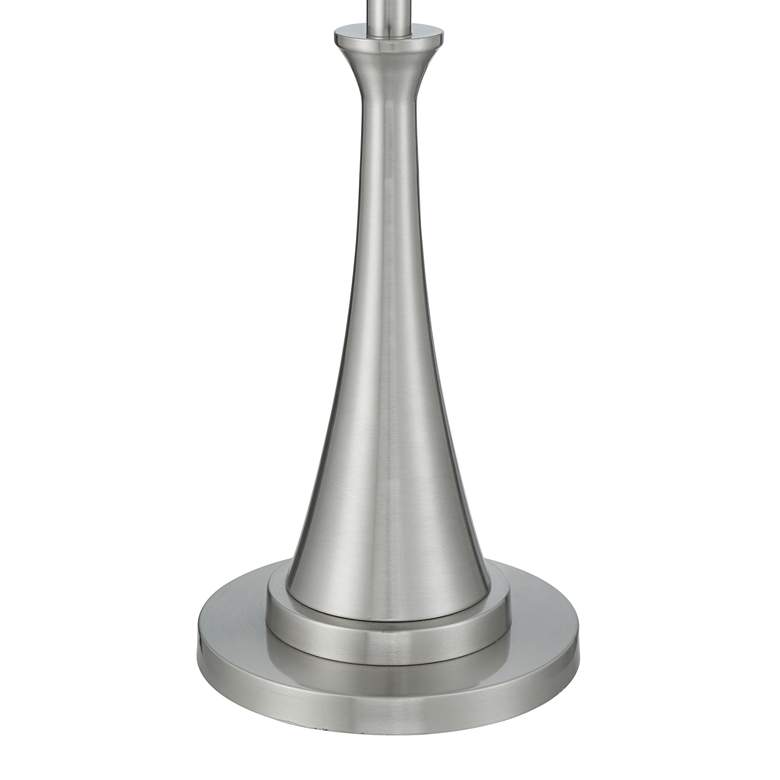 Image 5 360 Lighting Karl 63 3/4" High Luxe Modern Brushed Nickel Floor Lamp more views