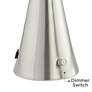 Thumbnail4 of 360 Lighting Karl Nickel and Black Shade Lamps Set of 2 with USB and Outlet more views