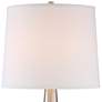 360 Lighting Karla 25" Nickel USB Table Lamps Set of 2 with Dimmers