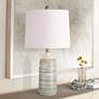 1_360 Lighting Kayla 23 1/2" High Coastal Modern Ceramic Table Lamp