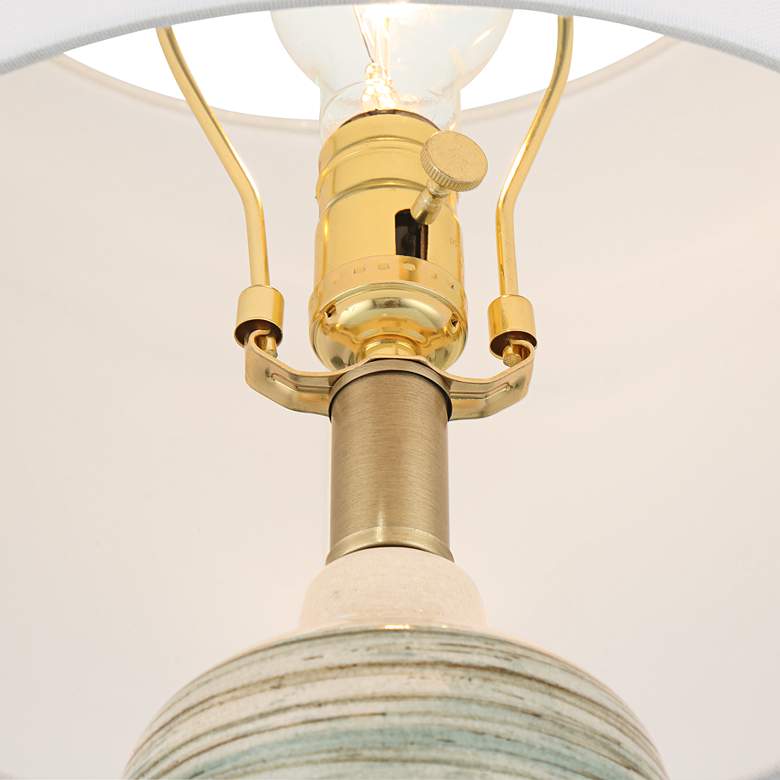 Image 4 360 Lighting Kayla 23 1/2" High Coastal Modern Ceramic Table Lamp more views