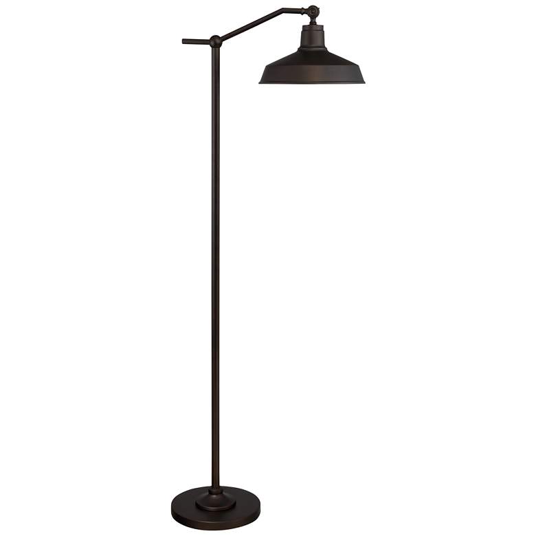 Image 7 360 Lighting Kayne 61" Bronze Downbridge Floor Lamp with USB Dimmer more views