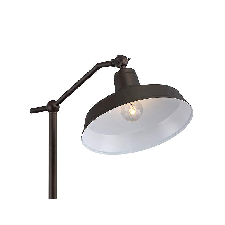 Image 3 360 Lighting Kayne 61" Satin Bronze Rustic Downbridge Floor Lamp more views
