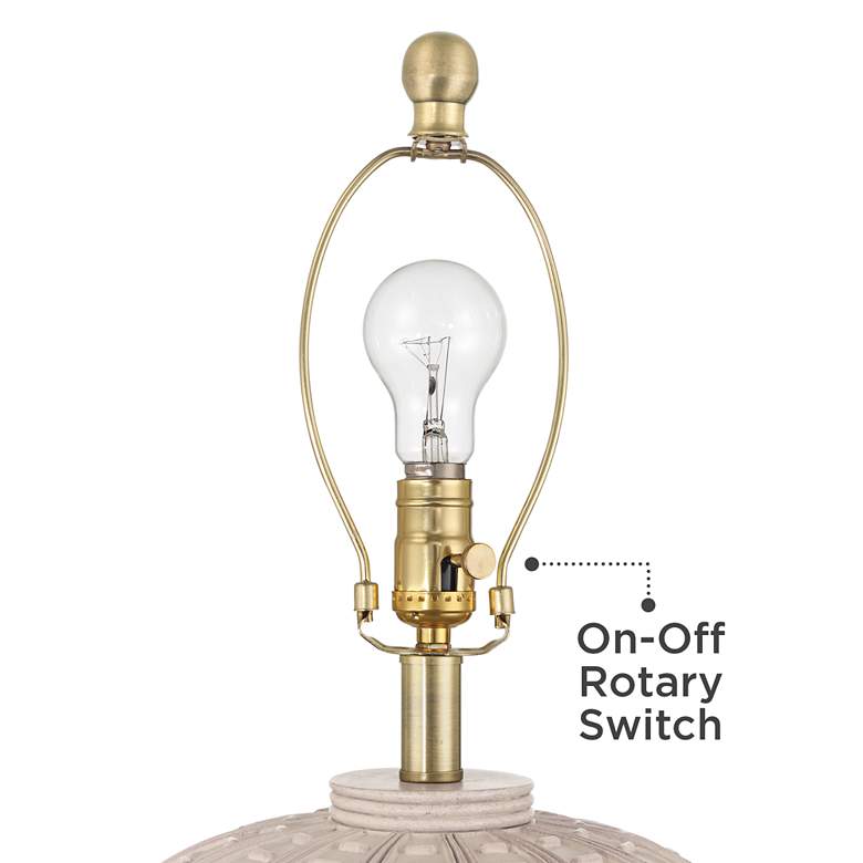 Image 4 360 Lighting Keira 24" High Coastal Modern Gourd Table Lamp more views