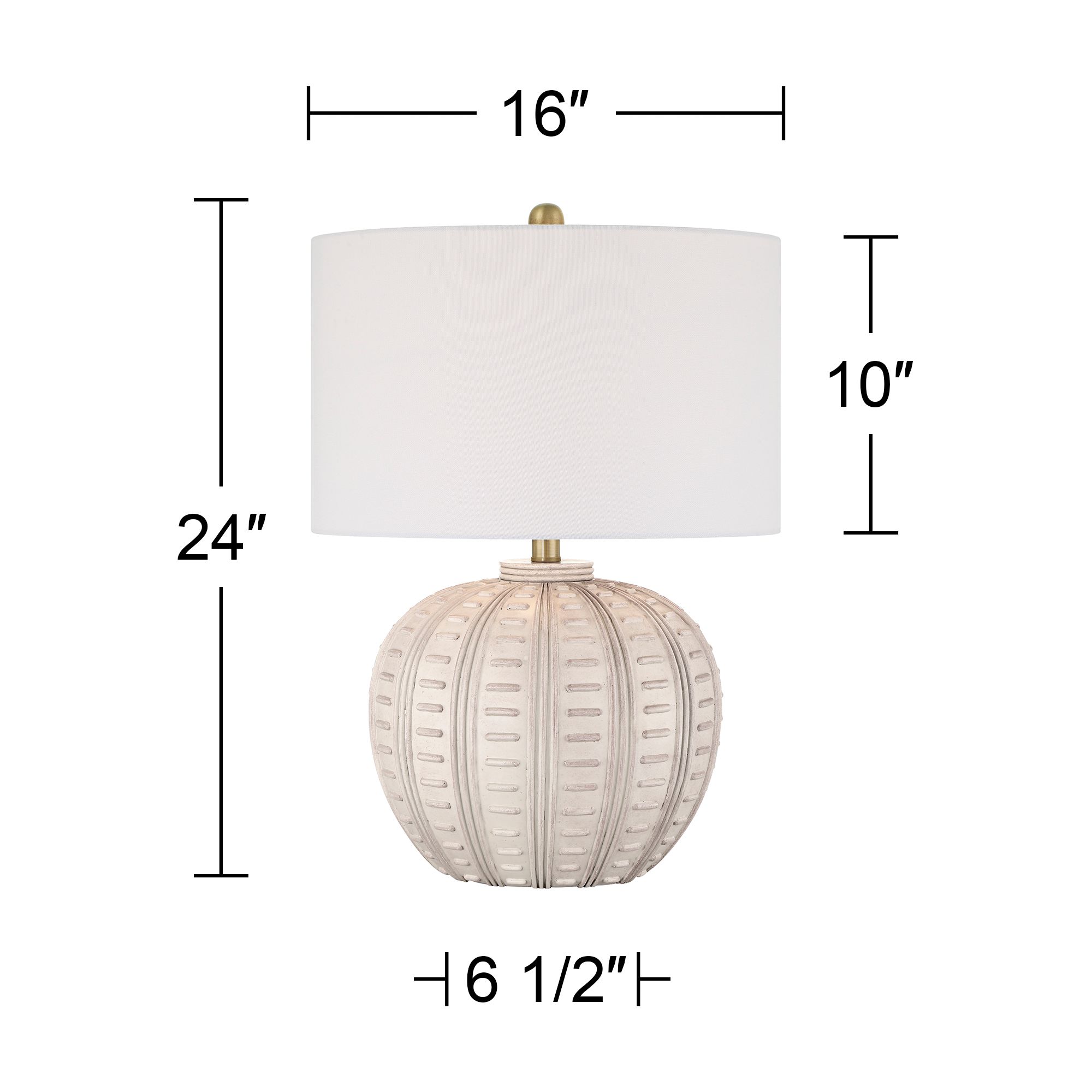 Watch A Video About the 360 Lighting Keira 24 High Coastal Modern Gourd Table Lamp