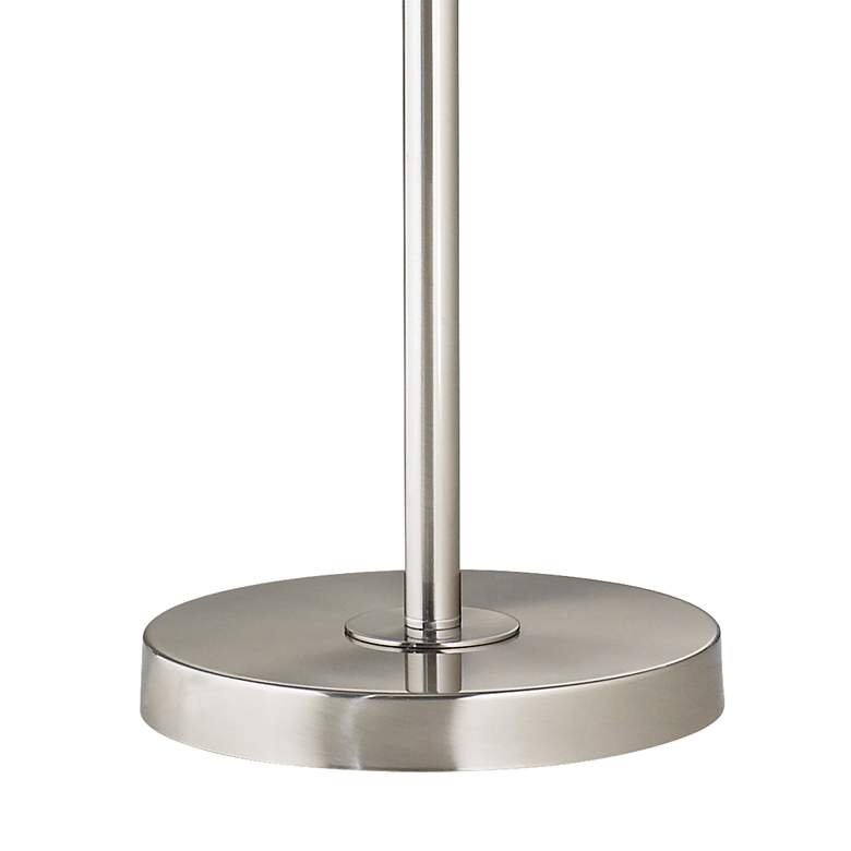 Image 4 360 Lighting Kenley 60 1/2 inch Nickel Swing Arm Lamp with Beaded Shade more views