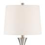 4_360 Lighting Koncave 24 1/2" Modern Nickel Table Lamps Set of 2 more views