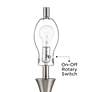 5_360 Lighting Koncave 24 1/2" Modern Nickel Table Lamps Set of 2 more views