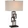 360 Lighting Kory 26 1/2" Bronze Rectangles Geometric Table Lamp