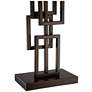 4_360 Lighting Kory 26 1/2" Bronze Rectangles Geometric Table Lamp more views