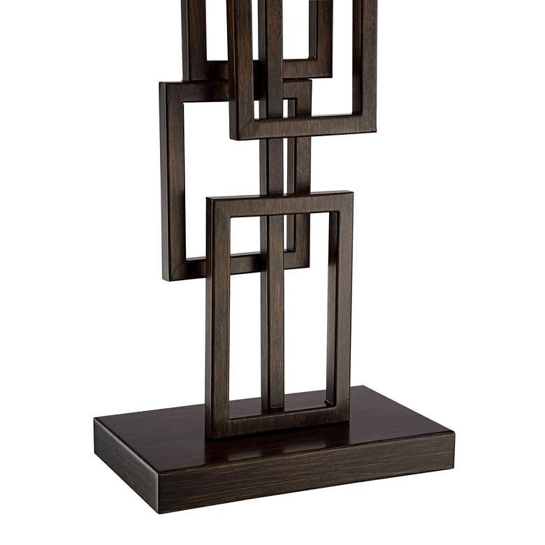 Image 4 360 Lighting Kory 26 1/2" Stacked Rectangles Lamp with USB Cord Dimmer more views