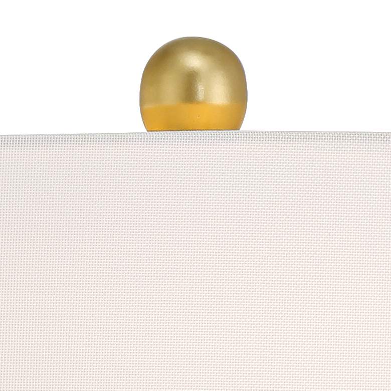 Image 4 360 Lighting Kristy 27 1/2" High Modern Gold Loop Circle Table Lamp more views