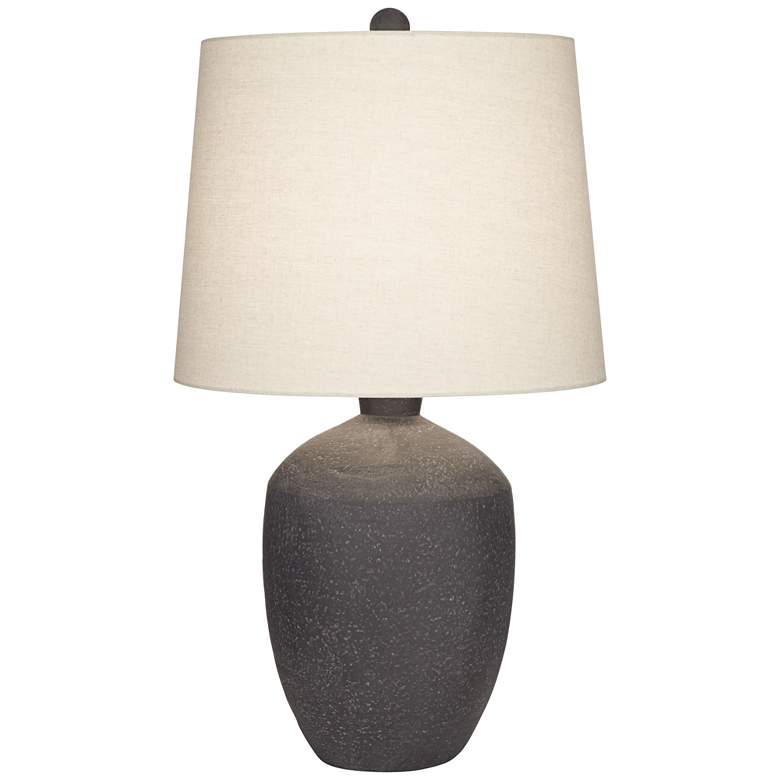 Image 3 360 Lighting Kyle 24" Rustic Textured Charcoal Finish Table Lamp