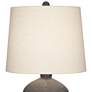 5_360 Lighting Kyle 24" Rustic Textured Charcoal Finish Table Lamp more views