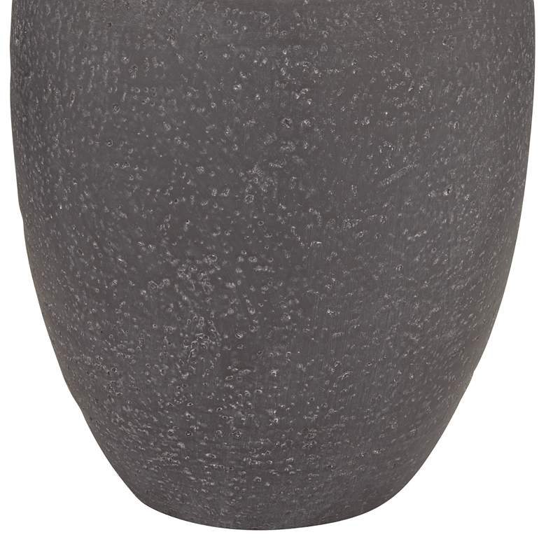 Image 7 360 Lighting Kyle 24" Rustic Textured Charcoal Finish Table Lamp more views