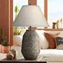 1_360 Lighting Lagos 28" Dark Terracotta Jar Table Lamp