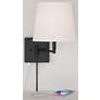 Thumbnail3 of 360 Lighting Lanett Black Plug-in Swing Arm USB Wall Lamps Set of 2 more views