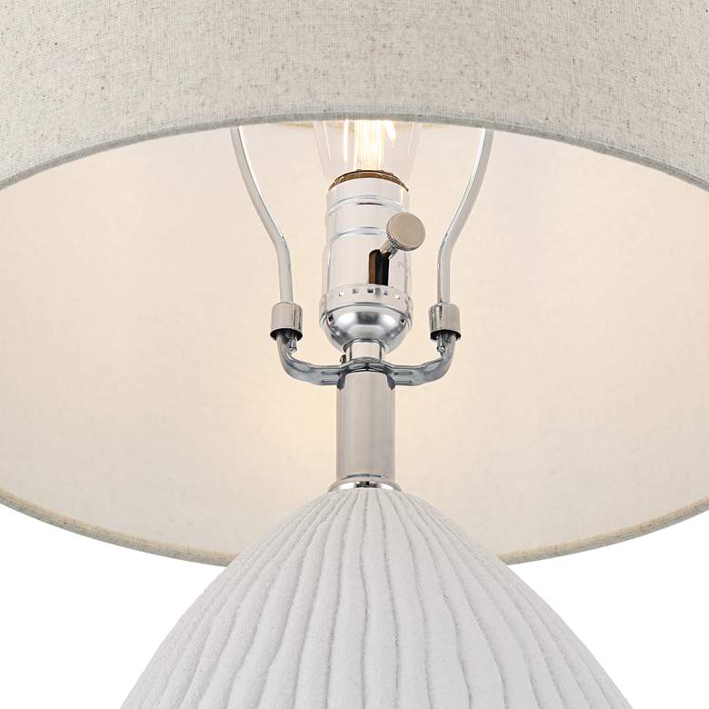Image 4 360 Lighting Lara 23" High Sand White Modern Coastal Table Lamp more views