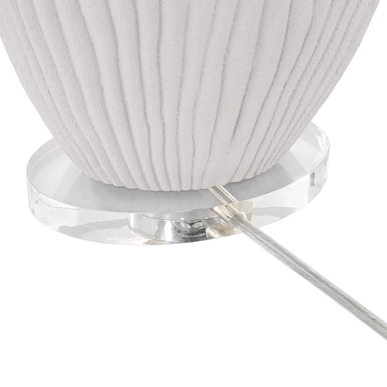 Image 7 360 Lighting Lara 23" High Sand White Modern Coastal Table Lamp more views