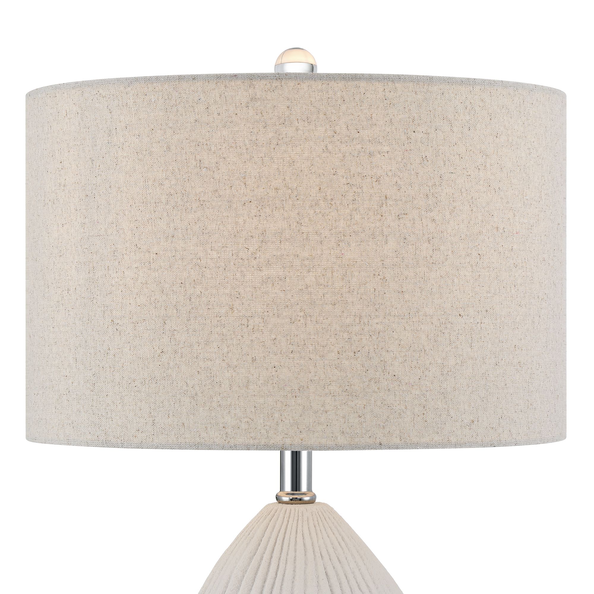 Image 3 360 Lighting Lara 23"H Sand White Modern Coastal Table Lamp Set of 2 more views