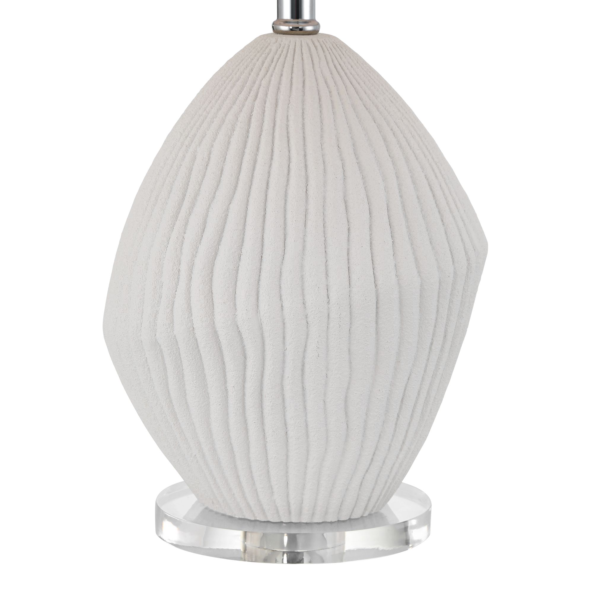 Image 6 360 Lighting Lara 23"H Sand White Modern Coastal Table Lamp Set of 2 more views