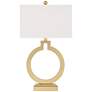 Watch A Video About the 360 Lighting Lauren Gold Ring Open Base USB Table Lamps Set of 2