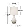 360 Lighting Ledger Glass USB Table Lamp Set with Table Top Dimmers in scene