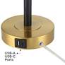 5_360 Lighting Lenore Adjustable Height Black and Gold USB Lamps Set of 2 more views