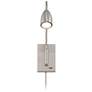 5_360 Lighting Lido Gooseneck Arm Brushed Nickel Plug-In Wall Reading Light more views