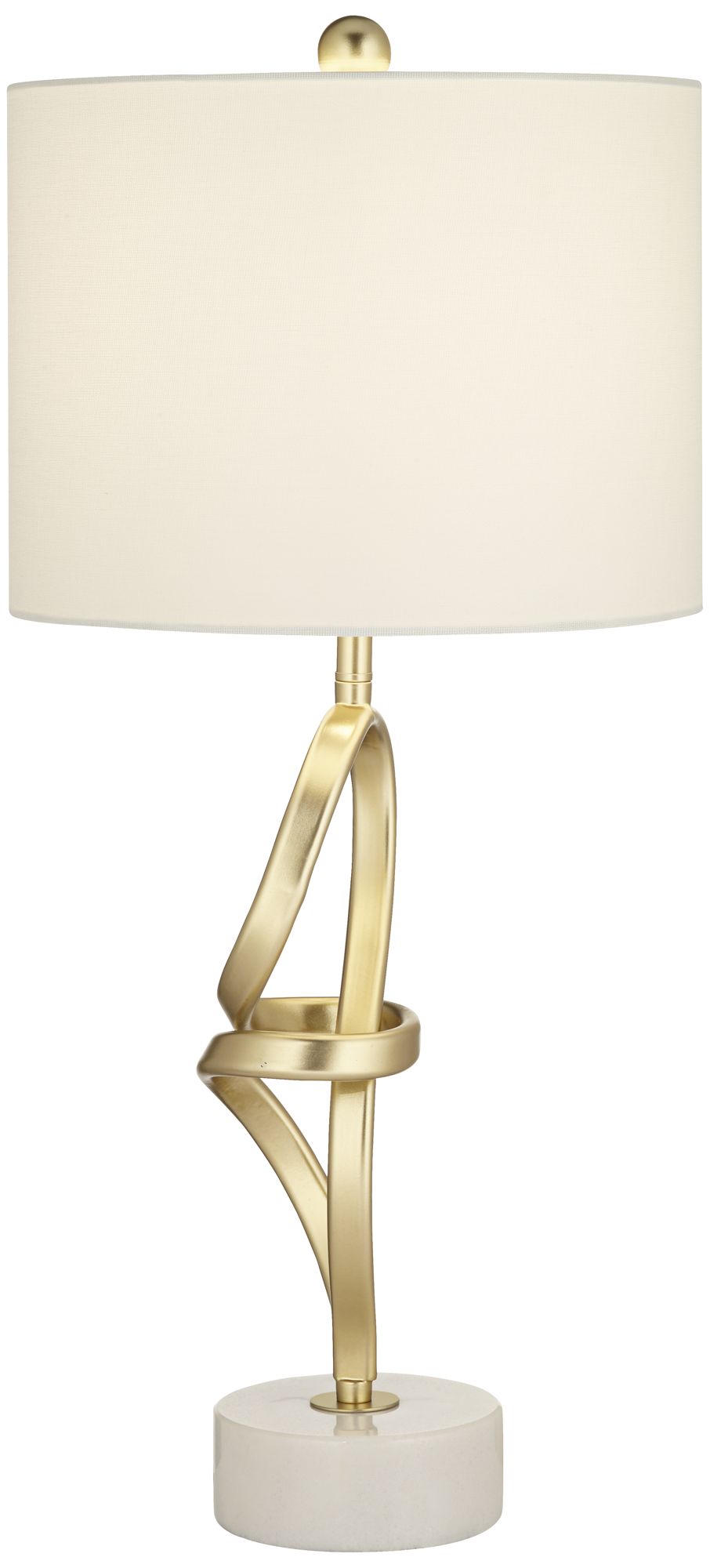 360 Lighting Liza 26 1/2" Gold Loops Modern Table Lamps Set of 2