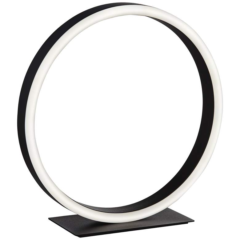 Image 2 360 Lighting Looped Ring 10" High Modern LED Accent Table Lamp