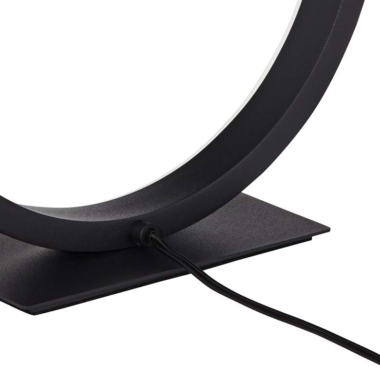 Image 5 360 Lighting Looped Ring 10" High Modern LED Accent Table Lamp more views