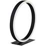 360 Lighting Looped Ring 10" High Modern LED Accent Table Lamp