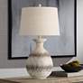 1_360 Lighting Lorraine 27" High Beige Terracotta Table Lamp